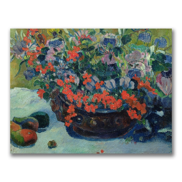 Trademark Fine Art Paul Gauguin 'Bouquet of Flowers 1897' Canvas